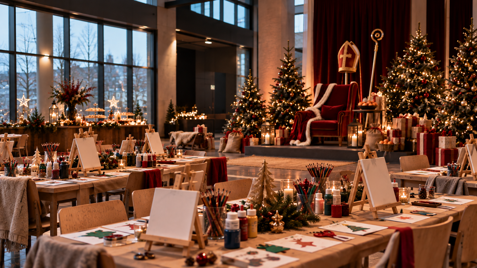 Creative workshop for a Saint Nicholas corporate event in Luxembourg