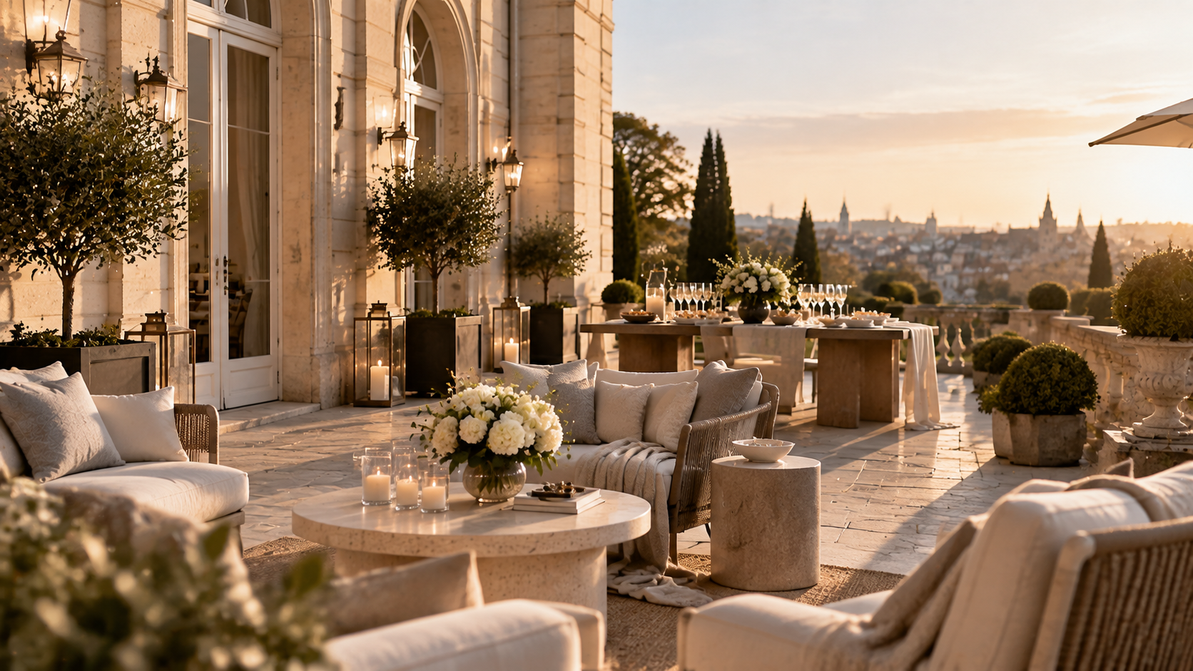Elegant outdoor team building venue in Luxembourg